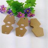 100Pcs/Lot Craft Paper Jewelry Display Package Card 9x4cm Accessory Hang Tag
