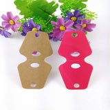 100Pcs/Lot Craft Paper Jewelry Display Package Card 9x4cm Accessory Hang Tag