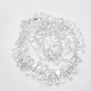 100Pcs/Lot Austria Glass Drop Beads 6x12MM Crystal Pendants Crescent Shape