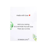 100Pcs Jewelry Display Cards for Bracelets Necklaces 7x9cm