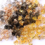 100Pcs Flower Bead Caps For Jewelry Making DIY Spacer Beads