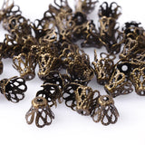 100Pcs Flower Bead Caps For Jewelry Making DIY Spacer Beads