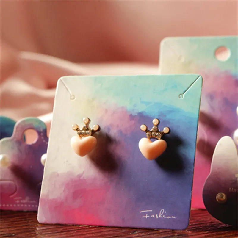 100Pcs Earrings Necklace Headwear Studs Hairpin DIY Hair Accessories