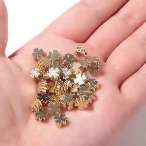 100Pcs/Lot 8mm Four Leaf Clover CCB Beads for Jewelry Making