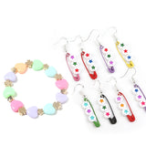 100Pcs/Lot 8mm Four Leaf Clover CCB Beads for Jewelry Making