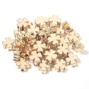 100Pcs/Lot 8mm Four Leaf Clover CCB Beads for Jewelry Making