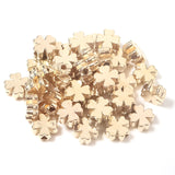 100Pcs/Lot 8mm Four Leaf Clover CCB Beads for Jewelry Making