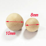 100Pcs/Lot High Wood Bead Round Ball Wooden Balls 8mm-10mm DIY for Craft Making