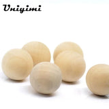 100Pcs/Lot High Wood Bead Round Ball Wooden Balls 8mm-10mm DIY for Craft Making