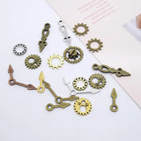 100Pcs Mixed Gear Cog Vintage Steampunk Charms