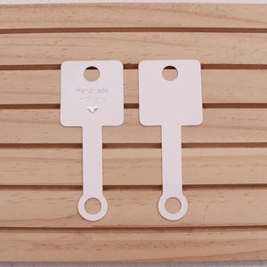 100Pcs/Lot Self-adhesive Card 4x10cm Jewelry Display Packaging Tags