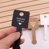 100Pcs Self-adhesive Bracelets Cards 4x10cm Jewelry Packaging Cards