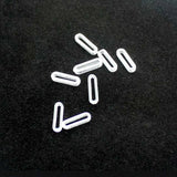 100Pcs Slide Charms Rubber Stopper DIY Jewelry Making Bracelet Wristban