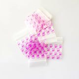 100Pcs Small Clear Zip Lock Resealable Grip Seal Plastic Bag