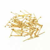 100Pcs Stainless Steel Ball Head Pins DIY Jewelry Making Earring Findings
