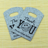 100Pcs Lot Thank You Coffee Plastic Bag 9x15cm Small Plastic Packaging Bags