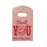 100Pcs Lot Thank You Coffee Plastic Bag 9x15cm Small Plastic Packaging Bags