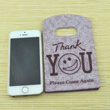 100Pcs Lot Thank You Coffee Plastic Bag 9x15cm Small Plastic Packaging Bags