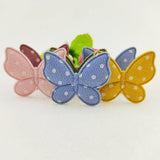 100Pcs/Lot Polka Dot Butterfly Padded Appliques For Craft Clothes Sewing DIY