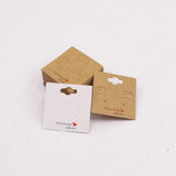 100Pcs Paper Earrings Card Jewelry Hairpins Ring Tags
