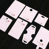 100Pcs Paper Earrings Card Jewelry Hairpins Ring Tags