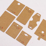 100Pcs Paper Earrings Card Jewelry Hairpins Ring Tags