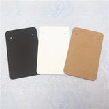 100Pcs Jewelry Accessory Display Cards Blank 8.8x5.6cm
