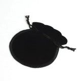 100Pcs Velvet Pouch Drawstring Jewelry Bag 70*80mm, Wedding Party Gift