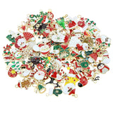 100Pcs Christmas Pendant DIY Jewelry Making Accessory