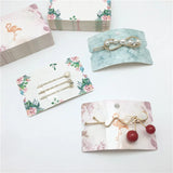 100Pcs Hair Clip Cards Hair Ornaments Packing Card