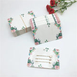 100Pcs Hair Clip Cards Hair Ornaments Packing Card