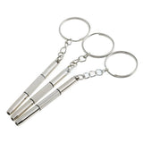 100Pcs Eyeglasses Screwdrivers Keychain Repair Tools Jewelry