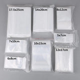 100Pcs Multisize Zip Lock Bag Reclosable Plastic Bag