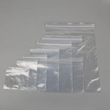 100Pcs Multisize Zip Lock Bag Reclosable Plastic Bag