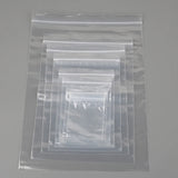 100Pcs Multisize Zip Lock Bag Reclosable Plastic Bag