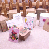 100Pcs Earring Display Cards 4x5cm DIY Jewelry Hang Tag Card