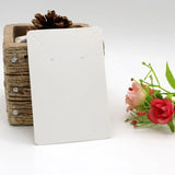 100Pcs Necklace Card Display Jewelry Earrings Holder Tag
