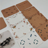 100Pcs Jewelry Display Cards Hair Accessory Cards Woman Hairpin Packaging Cards