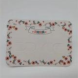 100Pcs Jewelry Display Cards Hair Accessory Cards Woman Hairpin Packaging Cards