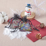 100Pcs Organza Bag Jewelry Drawstring Pouches Wedding Christmas Gift Bags