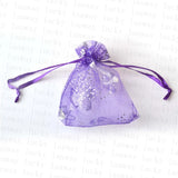 100Pcs Organza Bag Jewelry Tulle Gift Package