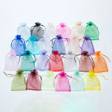 100pcs Organza Bags Jewelry Pouches Wedding Gift Bags