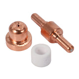 100Pcs PT-31 LG-40 Plasma Cutter Nozzles Electrode Tip Torch Kits 40A