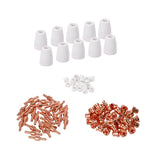 100Pcs PT-31 LG-40 Plasma Cutter Nozzles Electrode Tip Torch Kits 40A