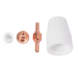100Pcs PT-31 LG-40 Plasma Cutter Nozzles Electrode Tip Torch Kits 40A