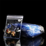 100Pcs PVC Jewelry Zip Lock Bag Transparent Plastic DIY Rings Storage