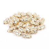 100Pcs 12x8.5mm Elephant Plastic Spacer Beads For Jewelry Making