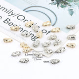 100Pcs 12x8.5mm Elephant Plastic Spacer Beads For Jewelry Making