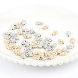 100Pcs 12x8.5mm Elephant Plastic Spacer Beads For Jewelry Making