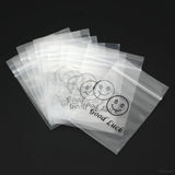 100Pcs 4x6cm Lightning Ziplock Clear PE Bags Jewelry Packing Plastic Bag